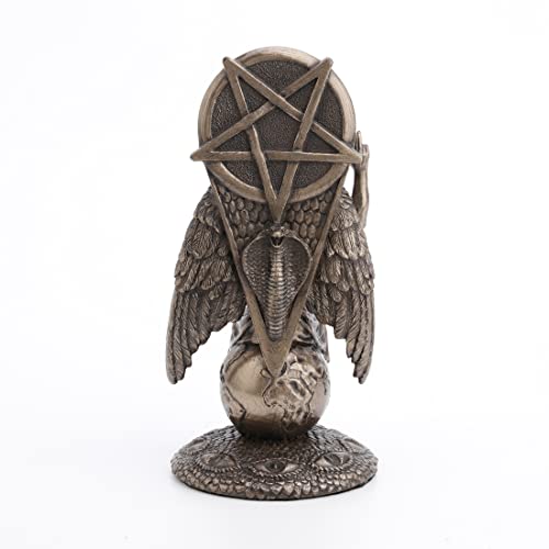 Veronese Design 8 1/2 Inch Baphomet Sitting On The