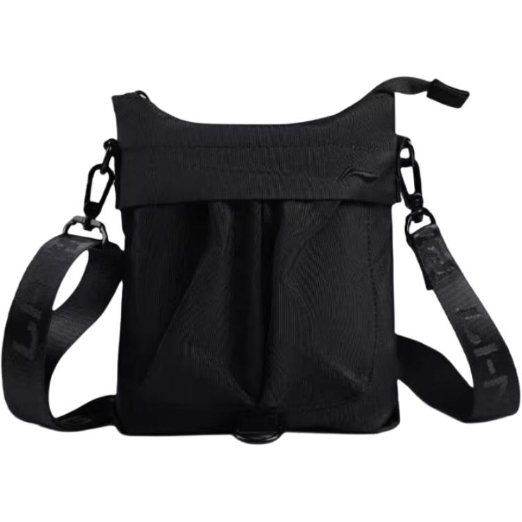 Li-Ning Classic Versatile Multifunctional Shoulder Bag Kids Shoulder Bag Black YBDU073-1