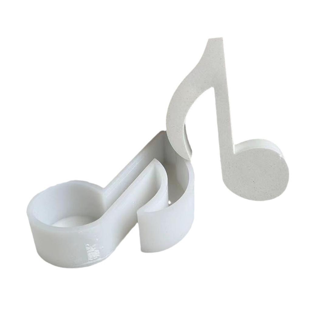 Musical Note Silicone Mold Resin Aromatherapy Gypsum Cake DIY Mould Resin Casting Tool Handmade Home Craft Decorations