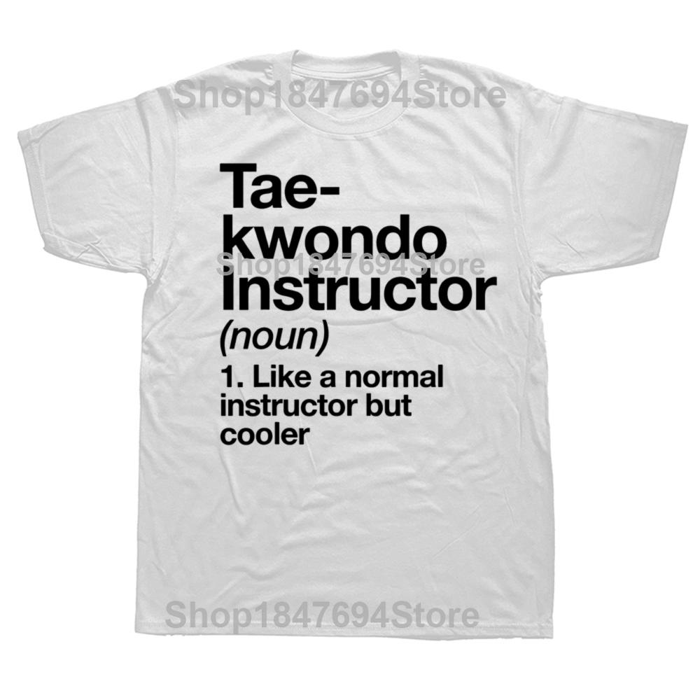 Funny Taekwondo Tae KwonDo Korean Martial Arts Kick Fighting T Shirts Graphic Streetwear Short Sleeve Birthday Gifts Tshirt