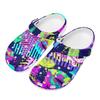 Printed EVA Garden Clogs Women Men Breathable Lightweight Slip On Shoes Beach Pool Bathroom Home Daily Sandals Casual Walking