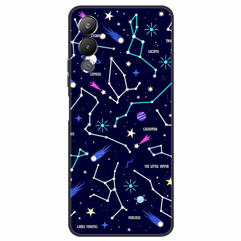 For Tecno Pova 4 Case LG7n Lovely Fashion TPU Silicone Cover for Tecno Pova 4 Phone Cases Pova4 Shockproof Soft Shell Funda Cute