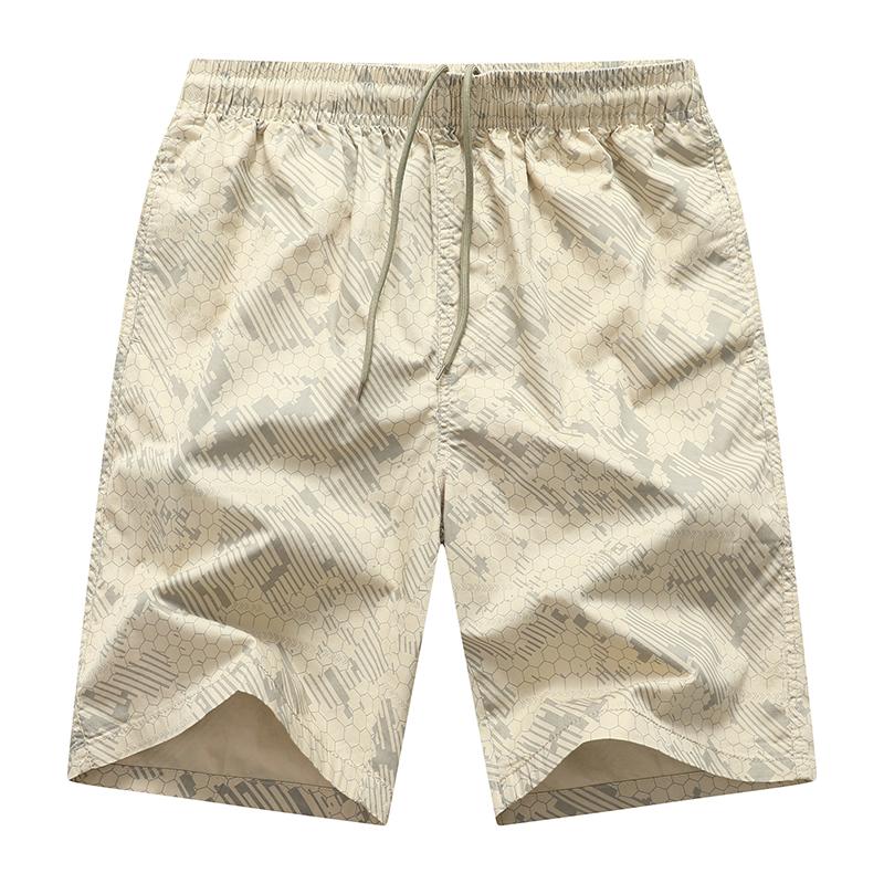 Mládežnické pánské 5minutové šortky Sportovní kalhoty Středního věku Velká velikost Business casual
