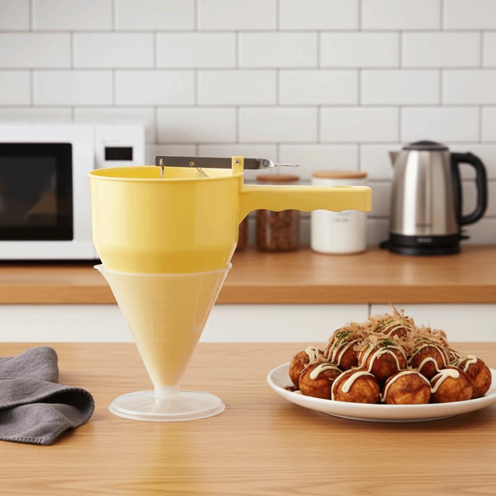 with Stand Handle Batter Dispenser Adjustable Cooking Funnel  Dessert Making