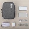 Bolsa de armazenamento de cabos Camada dupla Grande capacidade Gadget eletrônico portátil Organizador de viagem para casa