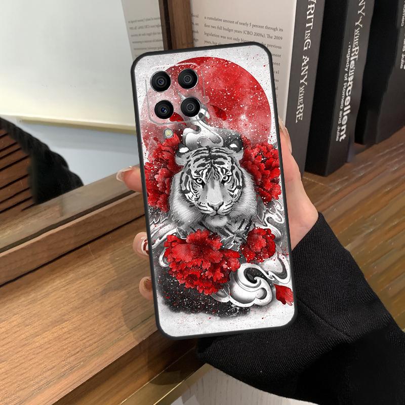 Tiger Red Sun Japan Art Case For Samsung Galaxy M13 M53 M51 M31 M11 M14 M34 M54 M12 M32 M52 M16 M36 M56 M15 M35 M55