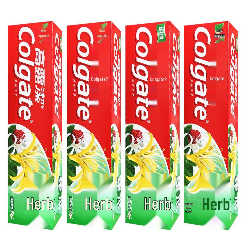 Colgate Herbal Toothpaste Fresh Mint (4-Pack)