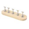 Nail Display Stand DIY Log Press On Fixation Magnetic Fake Nail Holder for Beginner Manicure