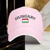 Hungary Flag Baseball Cap Polyester Breathable Casual Sun Protection Adjustable Hat Adult