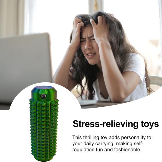 Yousheng Spiky Fidget Toy Portable Sensory Toy Little Ouchies Grippie Pain Fidget Keychain Stimulation Toy for Stress Relief Focus And Relaxation