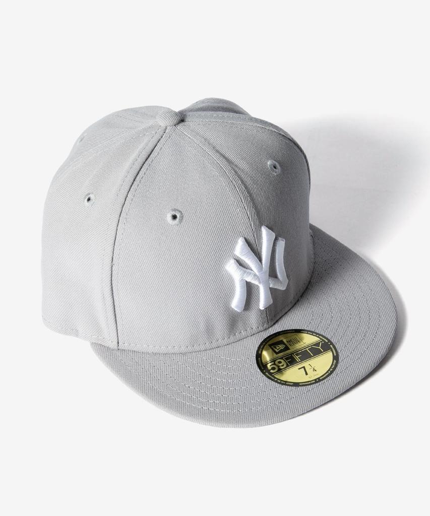 CAP 11591125 59FIFTY New York Yankees MLB Classics GRAY WHITE Brand 7 Japanese [NEW ERA] & Size 5/8 Size 60.6cm [Used]