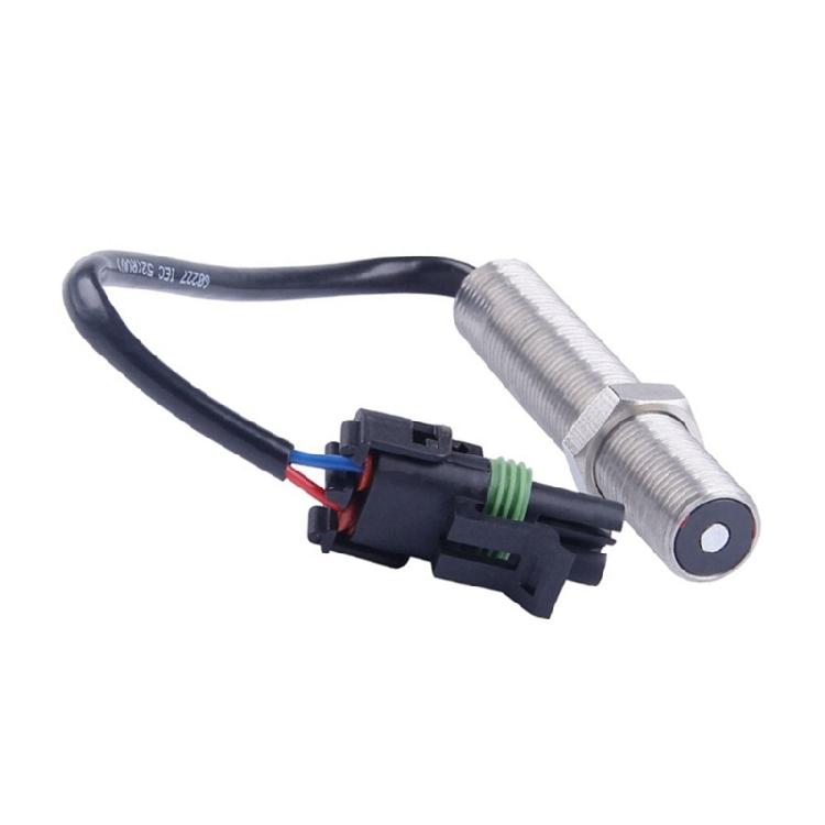 Temperature Resistant Speed Detector High Sensitivity RPM Sensor 5/8 18UNF Threaded Mounting Device for Heavy Machinery