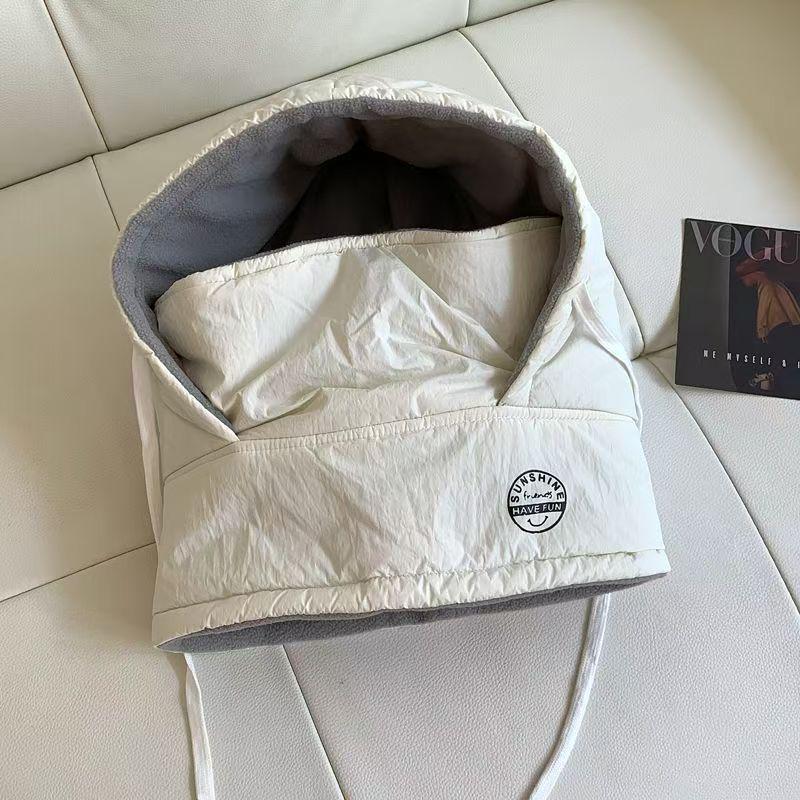 Winter E-Bike Fahren Warme Fleece-gefütterte Mütze: Winddichte, Kältefeste Gesichtsmaske & Nackenwärmer Kapuze.