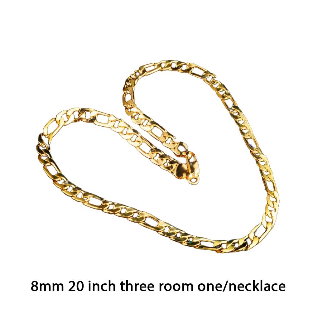 Male Necklace Metal Party Festival Holiday Wedding Engagement Club Chain Link Choker Street Punk Jewelry for Man