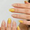 Fresh Yellow 3D Floral Wearable Nail Art Stickers