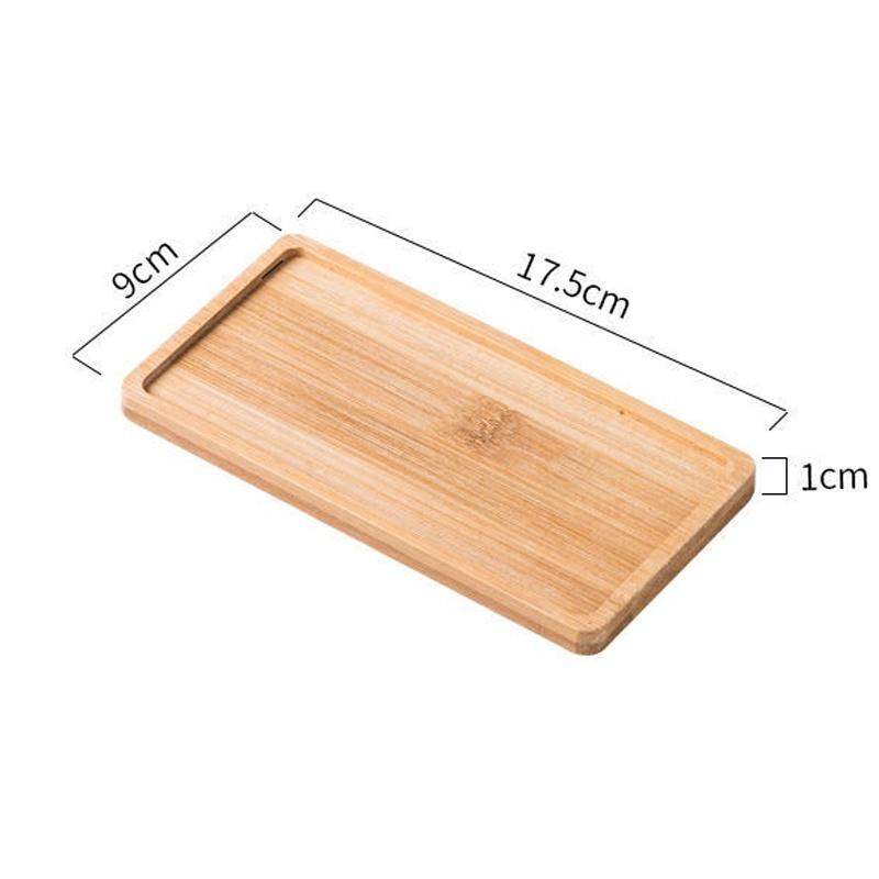 Natural Bamboo Wooden Organizer Tray Oval Rectangular Shape for Bathroom Counter Storage Jewelry and Skincare Display