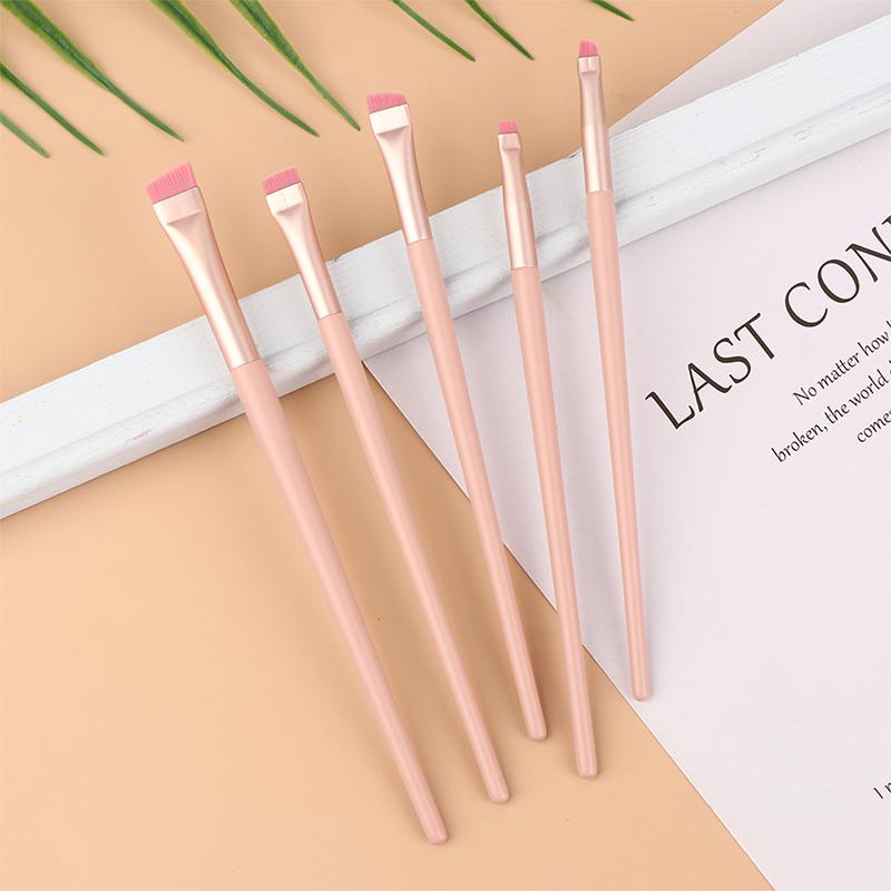 1Pc Upgrade Blade Eyeliner Brush Ultra Thin Fine Angle Flat Eyebrow Brush Under The Eyes Place Makeup Brush Precise Detail Brush