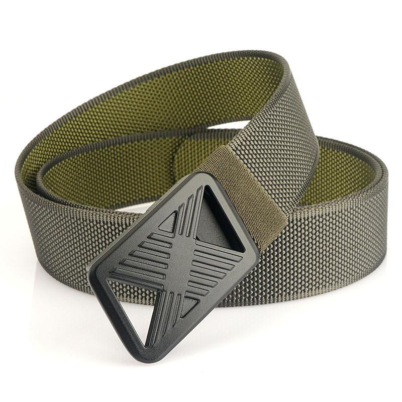 

Nylon Press Buckle Quick-drying Casual Men s Belt Fashionable Commuting 120cm