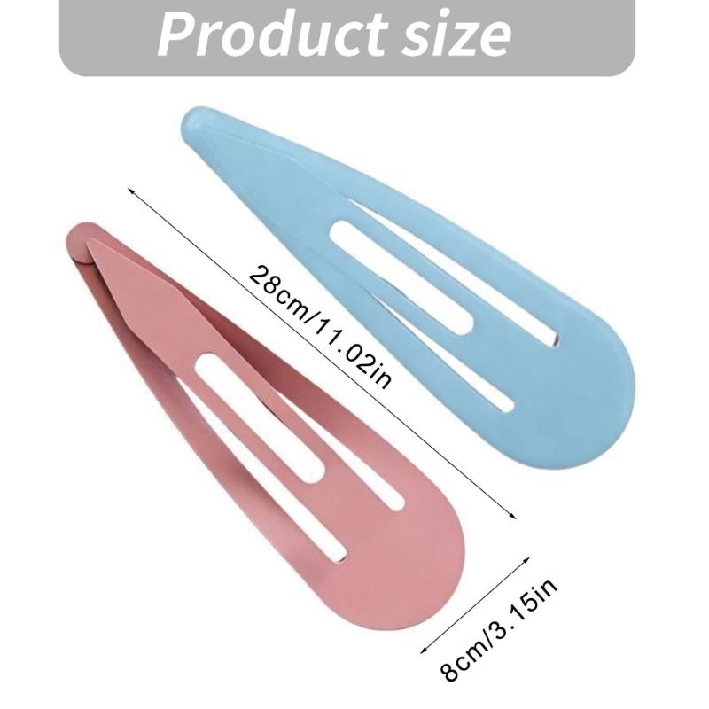 10Pcs/pack Oversized Hair Clip For Women Fashionable Barrettes Funny Accessory For Daily Wear And Parties