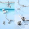 Original Charms Copper Infinite Forever Love Heart Pendant Beads Fit Bracelets Beads For Women Diy Jewelry Making Gift