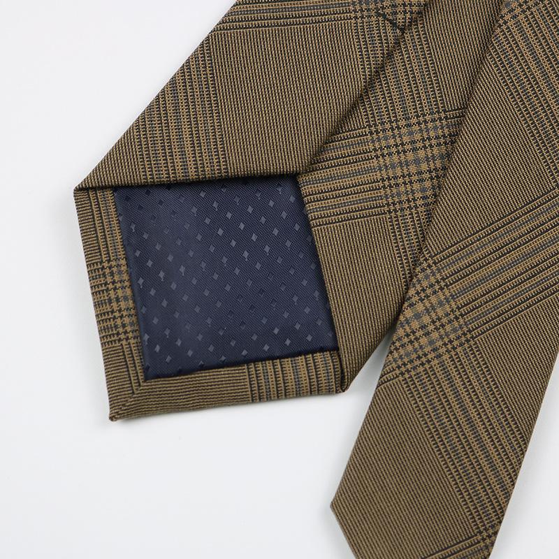 Plaid Tie Men'S, British Style Business Casual Suit Shirt High-End Striped Trend Tie Women'S Hand