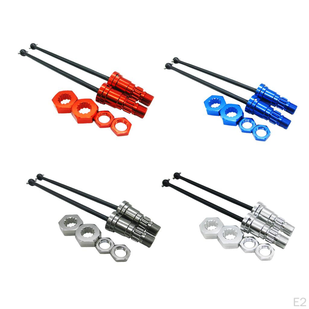 1 Pair Shaft 170mm Metal Front Driveshaft Transmission RC Truck