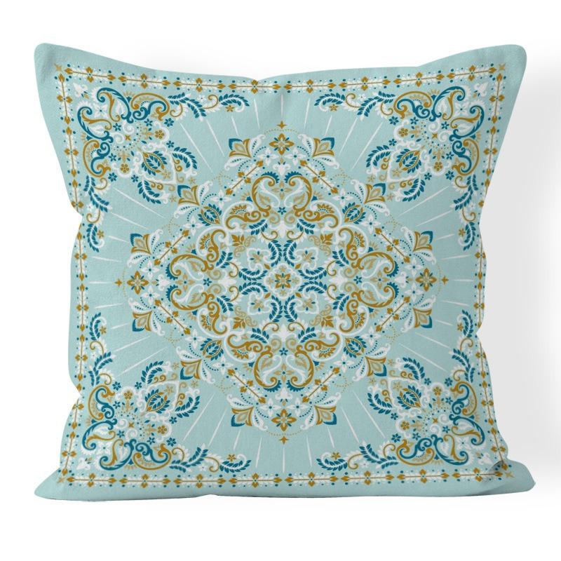 Bohemian Retro Style Decorative Car Cushion Office Bedroom Living Room Sofa Cushion Pillow Cover
