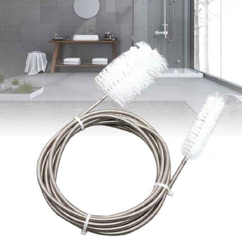 200cm 90 Long Pipe Cleaner Flexible Pipe Nylon Cleaning Brush Fish Tank Bath