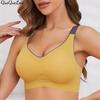 Podprsenka větší velikosti Sexy podprsenka Bezešvé bezdrátové podprsenky pro ženy Měkká vycpaná Bralette Sportovní podprsenka Dámské spodní prádlo M až 6XL