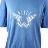 Maglietta Unisex Logo Band Vintage Wings Colore Blu Taglie dalla S alla 5XL BB782 T-Shirt Unisex