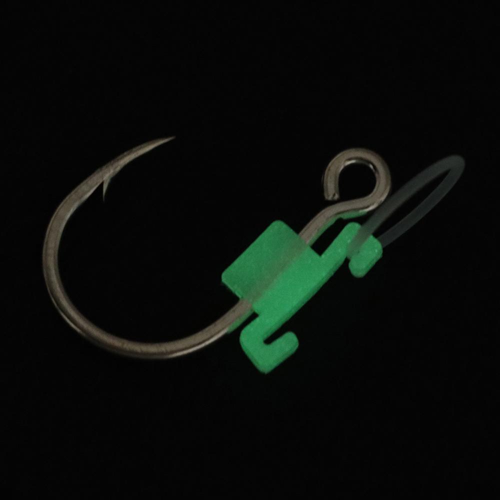 5/10/20Pcs Stainless Luminous Bait Fixed Holder Set Fishing Hooks  for Fishing Accessories