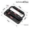 304 Stainless Steel Spring Loaded Folding Handle for Wooden Toolbox