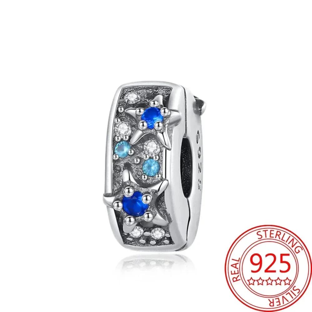 Kupfer Blau Ozean Serie Perlenanhänger Passend Für Das DIY Armband Der Marke Damenschmuck Freundin Geschenke