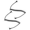 2Pcs Camera Flash Synch PC Cord Male to Male Speedlite Spring Cable Universal Type for Studio Video