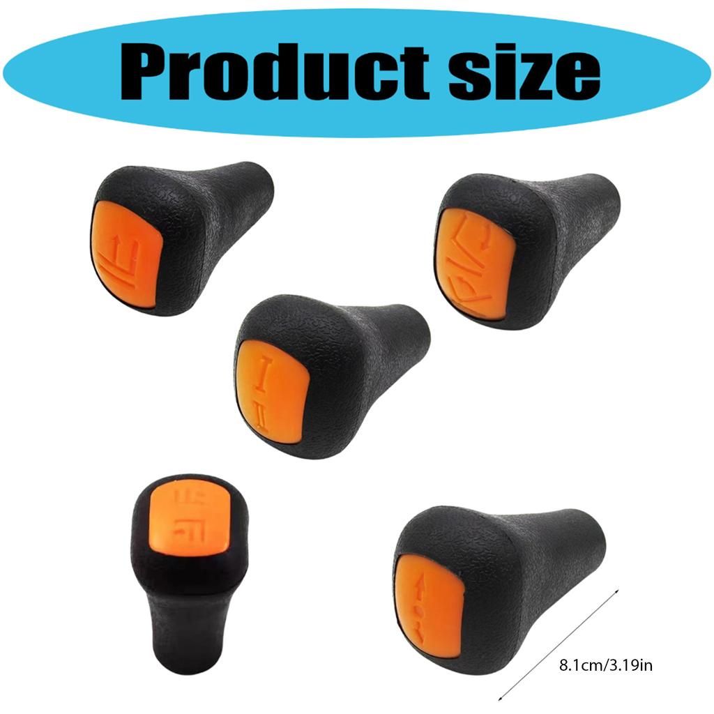 5 szt. Zestaw gałek dźwigni sterowania wózkiem widłowym Gałki zmiany biegów uchwytu wózka widłowego dla precyzyjnego sterowania i wygodnego chwytu Zamiennik