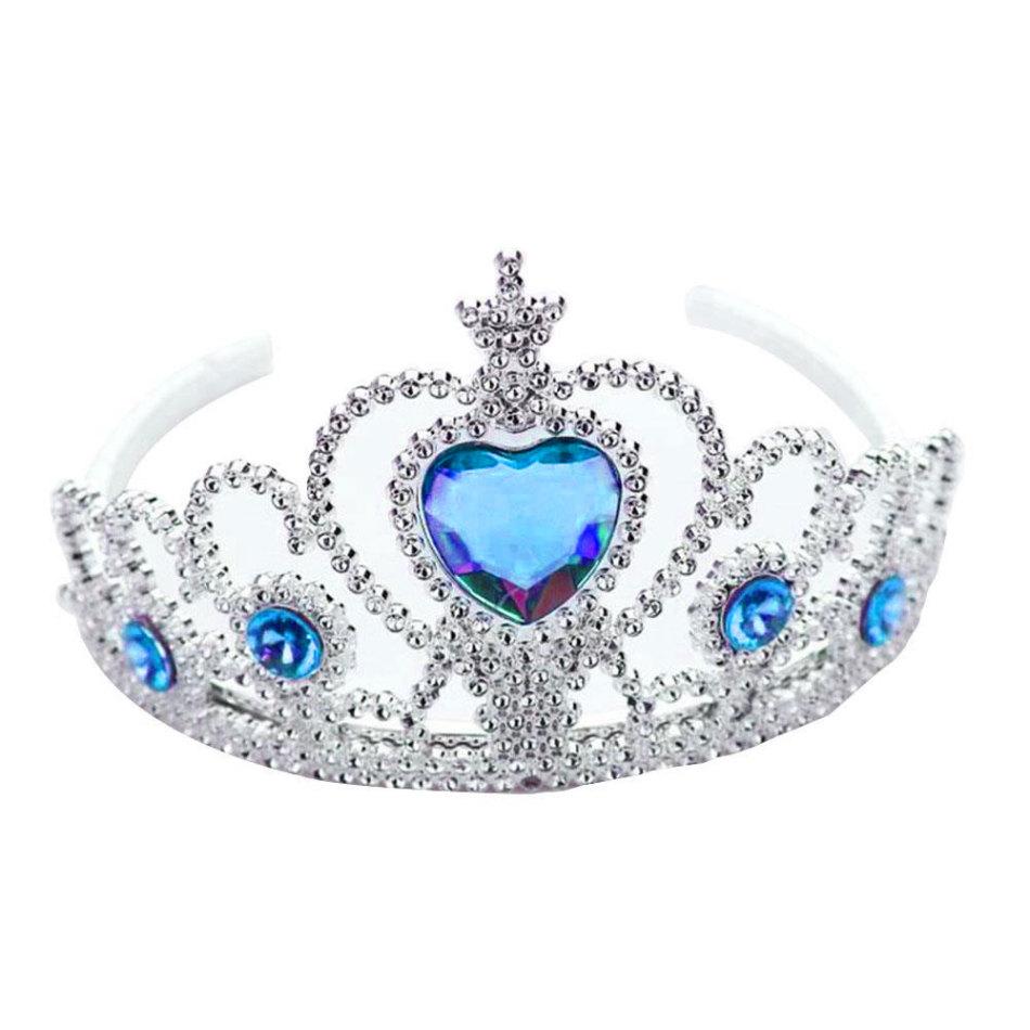 5Pcs Cute Kids Tiara Crown Set Girls Dress Up Party Headband Accessories Queen Princess Headdress Festive Children Headwear