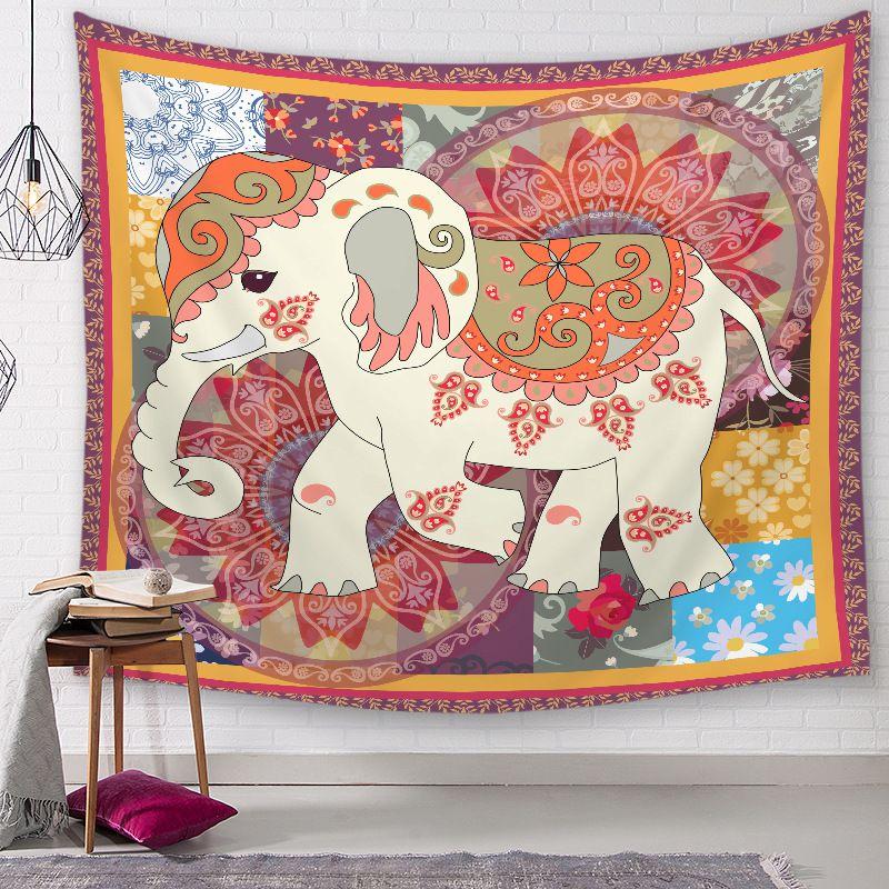 Elegant Wall Hanging Tapestries Flower City Printed Home Decoration Blanket For All Occasions