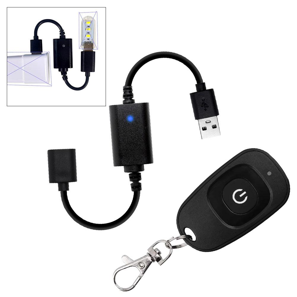 USB Wireless Remote Control Switch RF 43392 MHz for LED Light Fans with Easy Setup and Low Power Consumption 3A Load