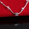 Simple Square Grid Hamsa Stamp Anklet Bracelet On The Leg For Women Sandy Beach Silver Plated Chian On Foot Girl Ankle Bracelet