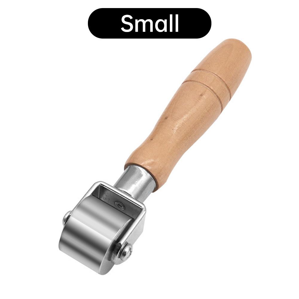 Edge Roller Leather craft Glue Laminating Tool Leather Edge Creaser Smoother Steel Iron Roller DIY Handmade 26/60mm