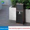 Cheng Yang Outdoor Stainless Steel Trash Can