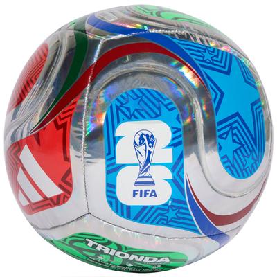Adidas FIFA Weltmeisterschaft 26 Trionda Trainingsfolienball, Unisex silber Fußball