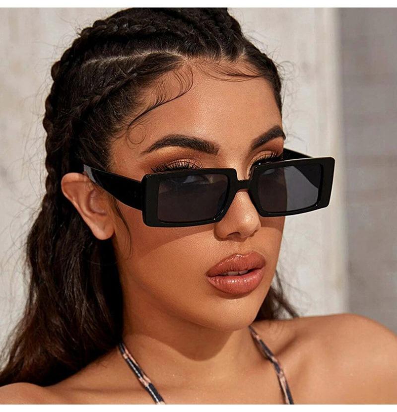 New Women's Small Frame Sunglasses Women Fashion Jelly Color Square Sun Glasses Outdoor Travel Trend Eyewear UV400