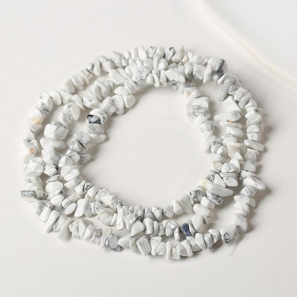 80cm Natürliche Amethyst Splitterkette - Poliert, Unregelmäßige Streifen für DIY Schmuck & Armbänder