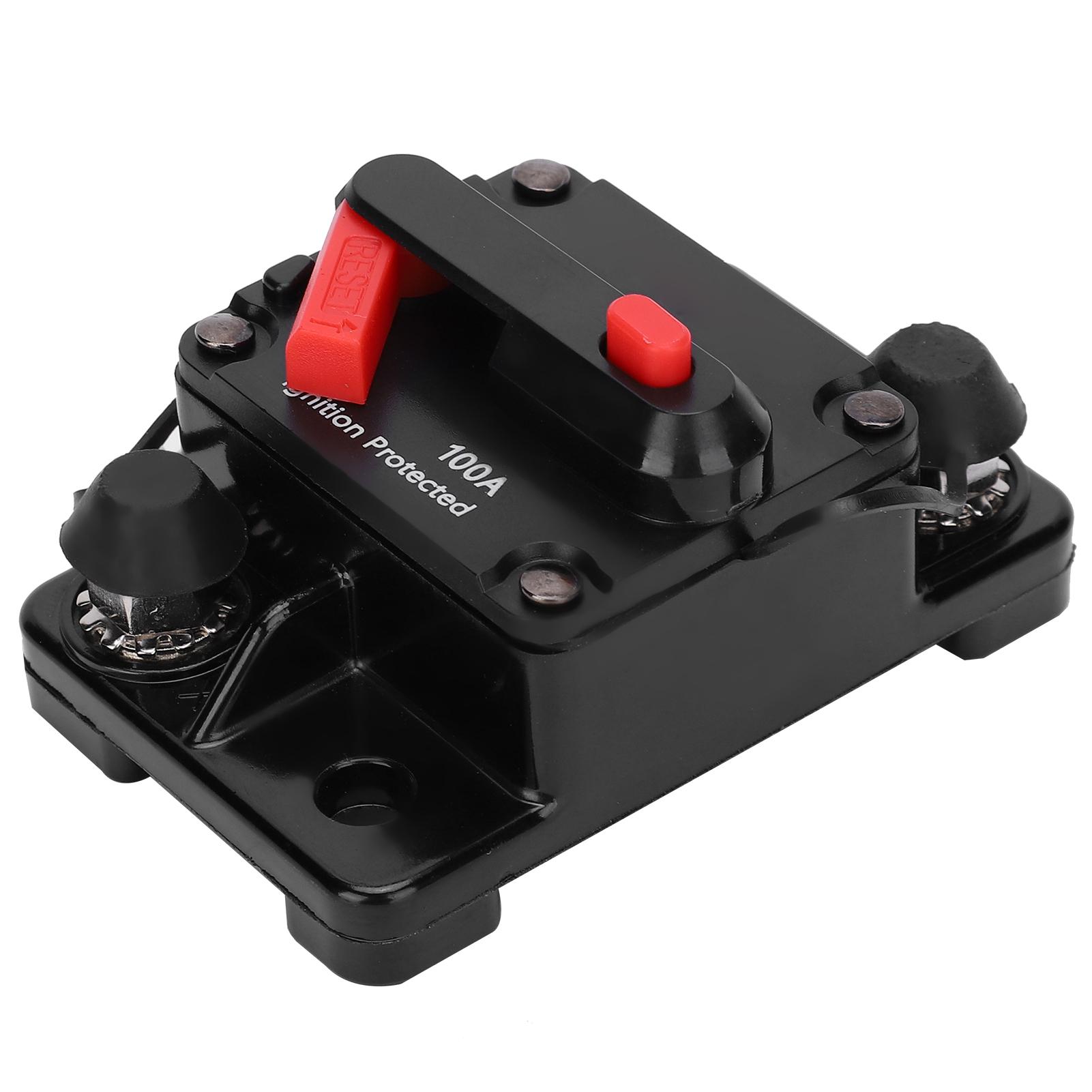 Автоматический выключатель Держатель предохранителя Медный Водонепроницаемый Автоматический переключатель Красный DC12?42В250А