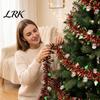Christmas Tree Ornament Ribbon Snowflake Tinsel Garland, 200cm Light Blue Purple Foil Durable Pet Material Strip for Staircase Window, Holiday