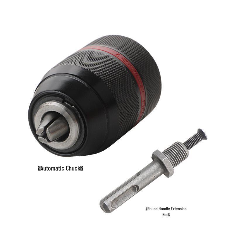 13mm Self-Locking Ratchet Metal Drill Chuck Adapter for Electric to Hand Drill Conversion