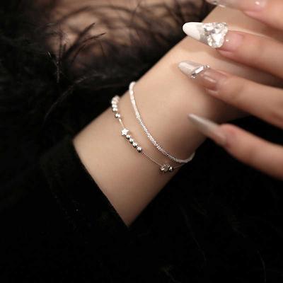 Double-layer Gypsy Star Bracelet Female Korean Version Niche Exquisite Sparkling Bracelet Gift
