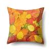 Maple Leaf Pillowcase Cartoon  Lumbar Pillow Sofa   Cushion