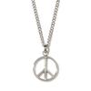 Blendoff Peace Mark Necklace [Surgical Steel]